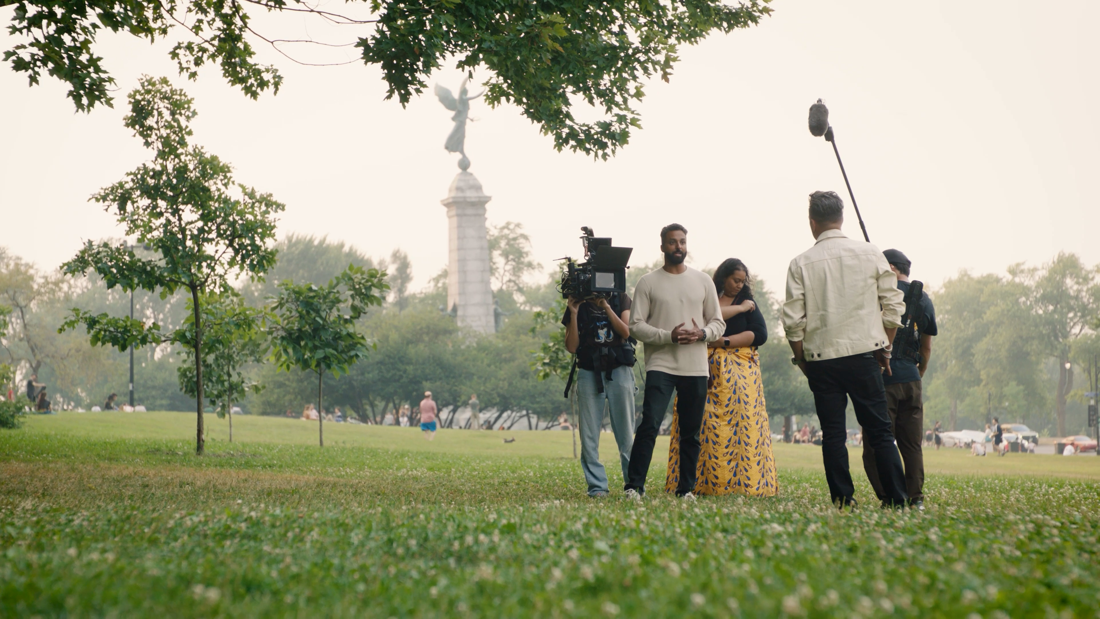 A scene from What makes a story Canadian?